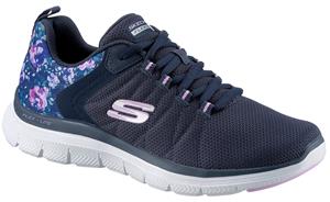 Skechers Sneaker "FLEX APPEAL 4.0 LET IT BLOSSOM", mit Blumenprint an der Ferse