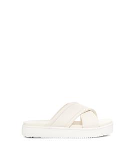 Ugg , Plateau-Pantolette Zayne Crossband in weiß, Sandalen für Damen