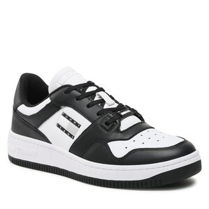Tommy Jeans Sneakers  - Basket Leather EM0EM01165 Black BDS