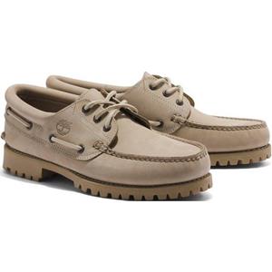 Timberland, Bootsschuh Authentics 3 Eye Classic Lug in beige, Schnürschuhe für Herren