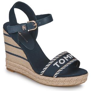 Tommy Hilfiger Espadrilles  - Seasonal Webbing Wedge FW0FW07088 Space Blue DW6