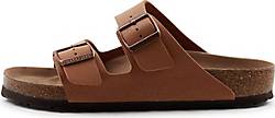 Birkenstock , Pantolette Arizona Bfbc Earthy Vegan in orange, Sandalen für Damen