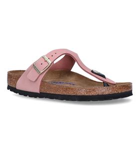 Damessandalen van nubuckleer Birkenstock Gizeh