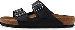 Birkenstock , Pantolette Arizona Leoi in schwarz, Sandalen für Herren