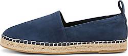 Marc O'Polo , Leder-Espadrilles Aus Softem Veloursleder in blau, Sandalen für Herren