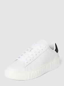 Tommy Jeans Sneakers van leer met labeldetail