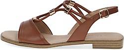 Caprice , Sandalen in mittelbraun, Sandalen für Damen