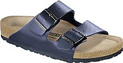 Birkenstock , Pantolette Arizona in blau, Sandalen für Damen