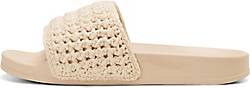 Marc O'Polo , Pantolette Im Häkel-Design in beige, Sandalen für Damen