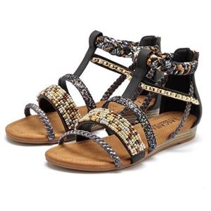 Lascana Sandale, im Festival-Look mit aufwendiger Verzierung VEGAN