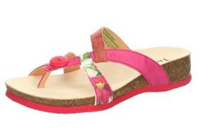 Think! , Zehentrenner Julia Damen in pink, Sandalen für Damen