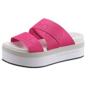 CALVIN KLEIN JEANS FLATFORM SANDAL WEBBING