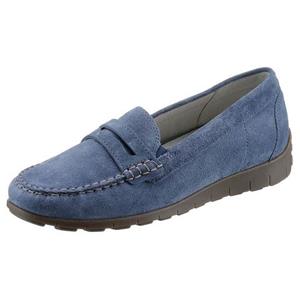 Waldläufer Mocassins H-LUCY Slipper, vrijetijdsschoen, lage schoen met typische frame-naad, H-breedte