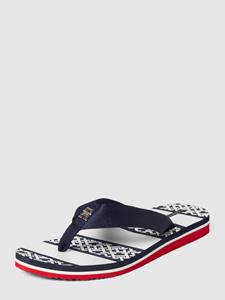 tommyhilfiger Zehentrenner Tommy Hilfiger - Th Monogram Essential Sandal FW0FW07162 Rwb 0GY