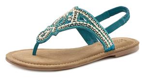 Lascana Teenslippers Sandaal, pantoletten bezet met parels en steentjes