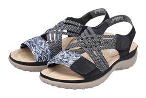 Rieker Sandalen, Kleur:Zwart