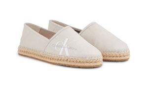 Calvin Klein Jeans Espadrille ESPADRILLE CO WN, mit Bastumrahmung an der Laufsohle, schmale Form