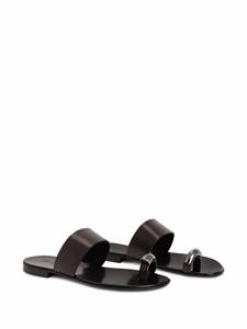Giuseppe Zanotti Norbert sandalen met metalen neus - Bruin