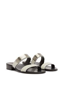 Giuseppe Zanotti Ignazio sandalen met dubbele bandjes - Wit