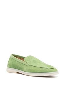 Scarosso Suède loafers - Groen