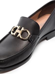 Gancini loafers met gesp - Zwart