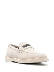 Brunello Cucinelli Leren loafers - Wit