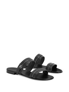 Giuseppe Zanotti Brad sandalen met ritsdetail - Zwart