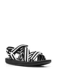 Camper Match gestreepte sandalen - Zwart