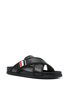 Thom Browne Sandalen met gekruiste bandjes - Zwart