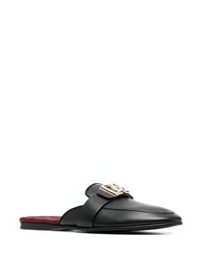 Dolce & Gabbana Loafers met logoplakkaat - Zwart
