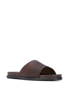 Scarosso Geweven slippers - Bruin