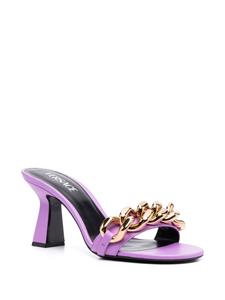 Versace Sandalen met schakelketting - Paars