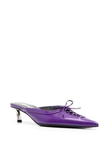 Versace Pin-point muiltjes - Paars