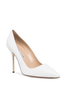 Manolo Blahnik Romy pumps met puntige neus - Wit