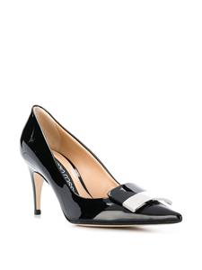 Sergio Rossi pumps met strik - Zwart