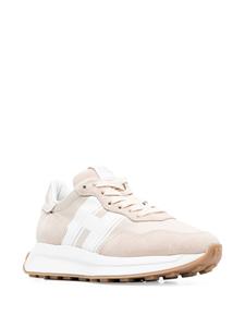 Hogan Sneakers met logodetail - Beige