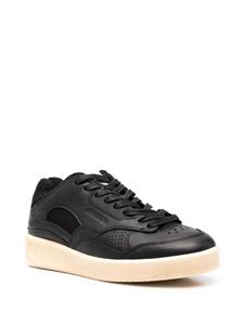 Jil Sander Low-top sneakers met vlakken - Zwart