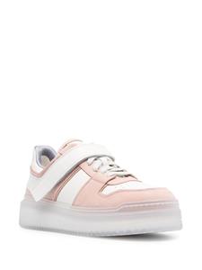 Santoni Leren sneakers - Roze