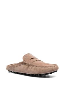 Tod's Gommino Bubble suède muiltjes - Beige