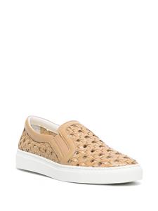 Madison.Maison Geperforeerde sneakers - Bruin