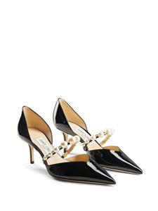 Jimmy Choo Aurelie pumps verfraaid met parels - Zwart