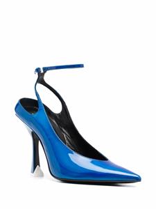 The Attico Slingback pumps met puntige neus - Blauw