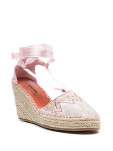 Missoni Espadrilles met zigzag patroon - Roze