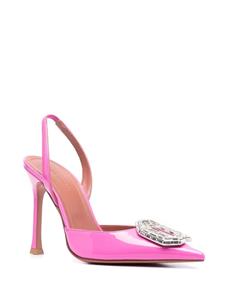 Amina Muaddi Camelia slingback pumps - Roze