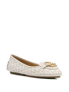 Michael Michael Kors Monogram ballerina pumps - Beige