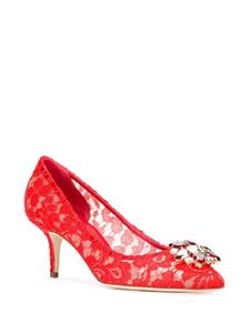 Dolce & Gabbana Bellucci kantenpumps - Rood