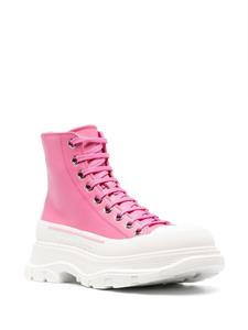 Alexander McQueen Tread Slick enkellaarzen - Roze