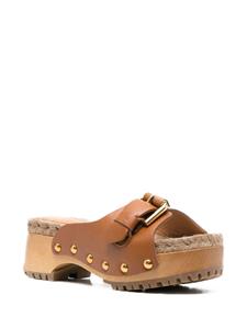 See by Chloé Espadrilles met open neus - Bruin