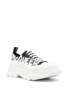 Alexander McQueen Sneakers met graffiti-print - Zwart