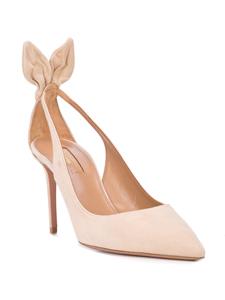 Aquazzura Pumps met strik - Beige
